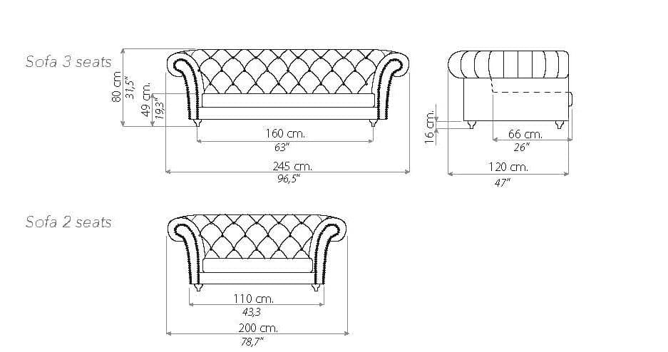Giovannetti Classici
EDIMBOURGH
Tufted leather sofa