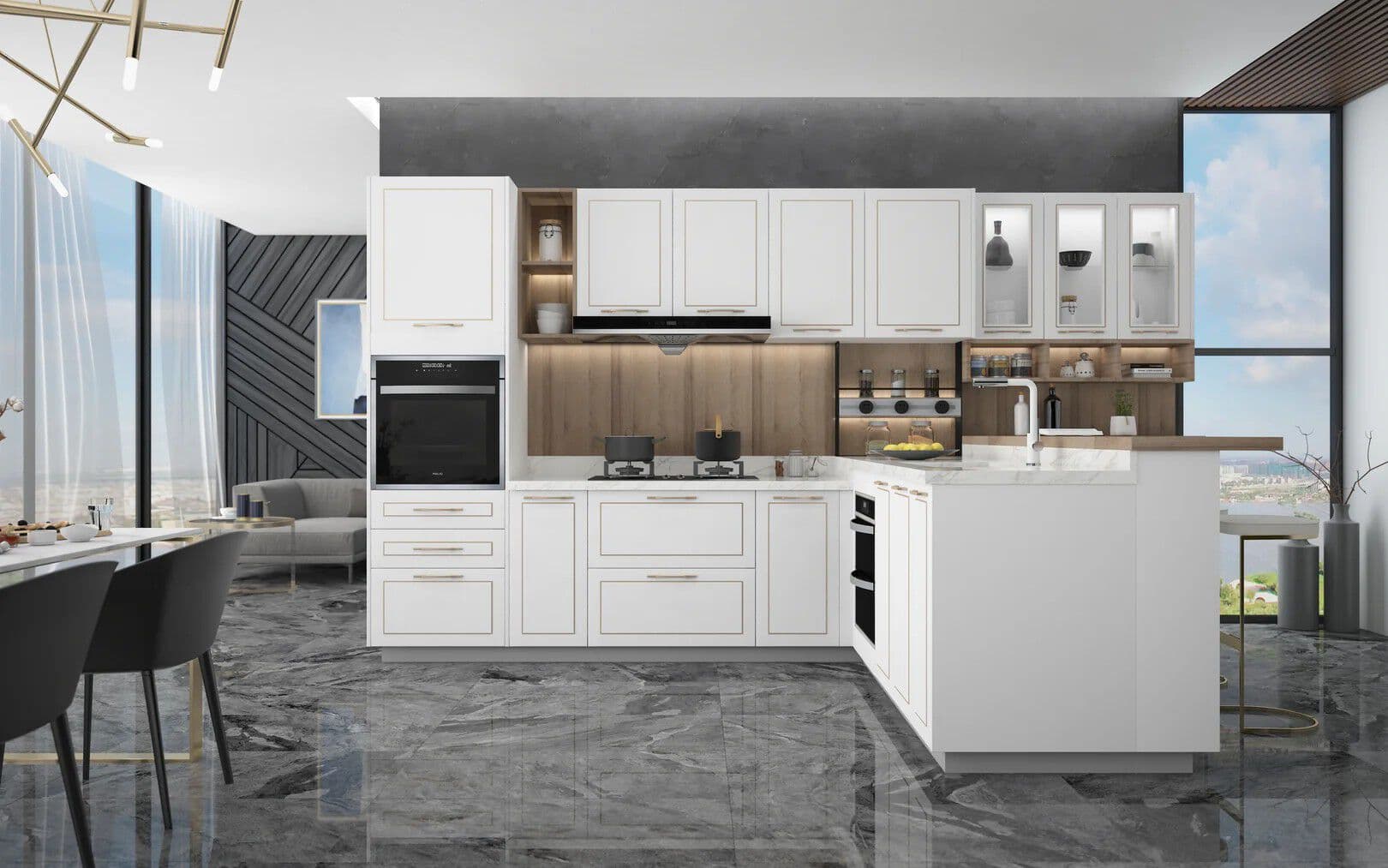 GoldenHome YX565 - Фанерная панель для мебели