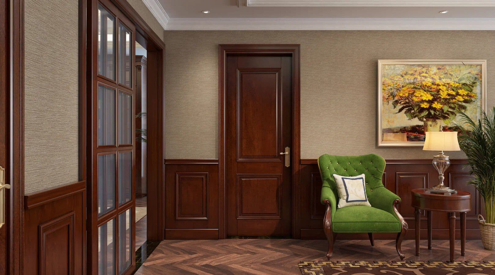 GoldenHome YX580 - Панель из древесного шпона