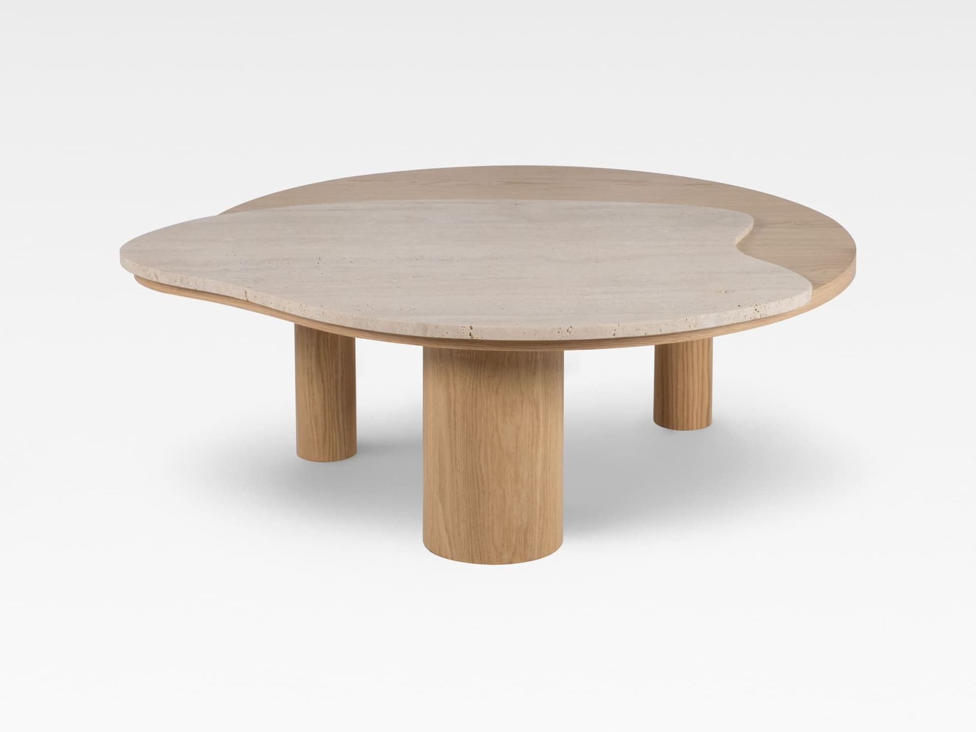 Greenapple
BORDEIRA
Oak and Travertine marble coffee table