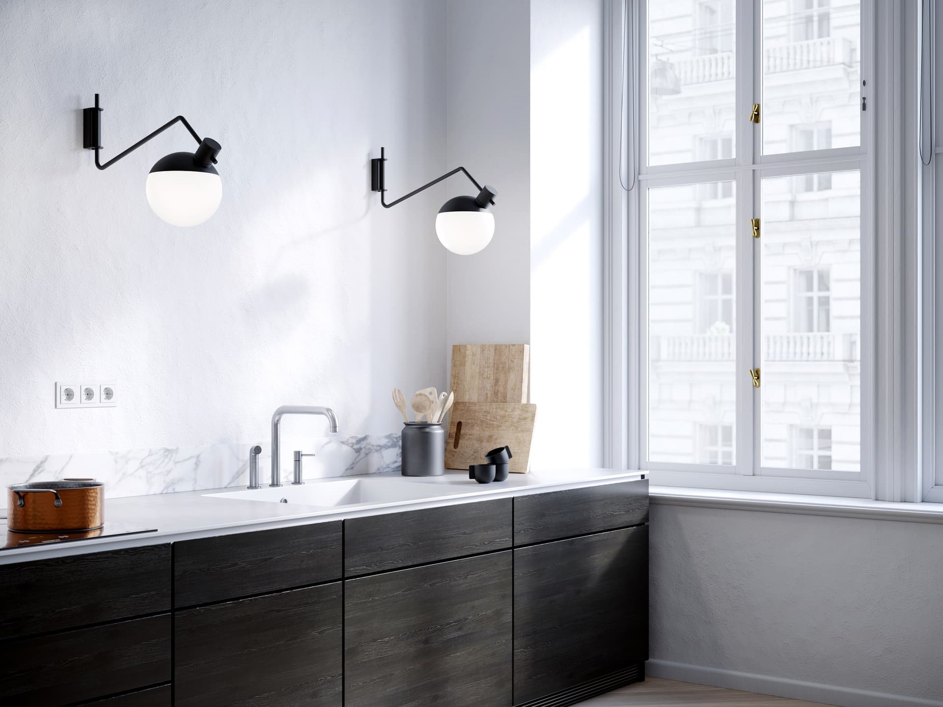 Grupa
BALUNA
Blown glass wall lamp