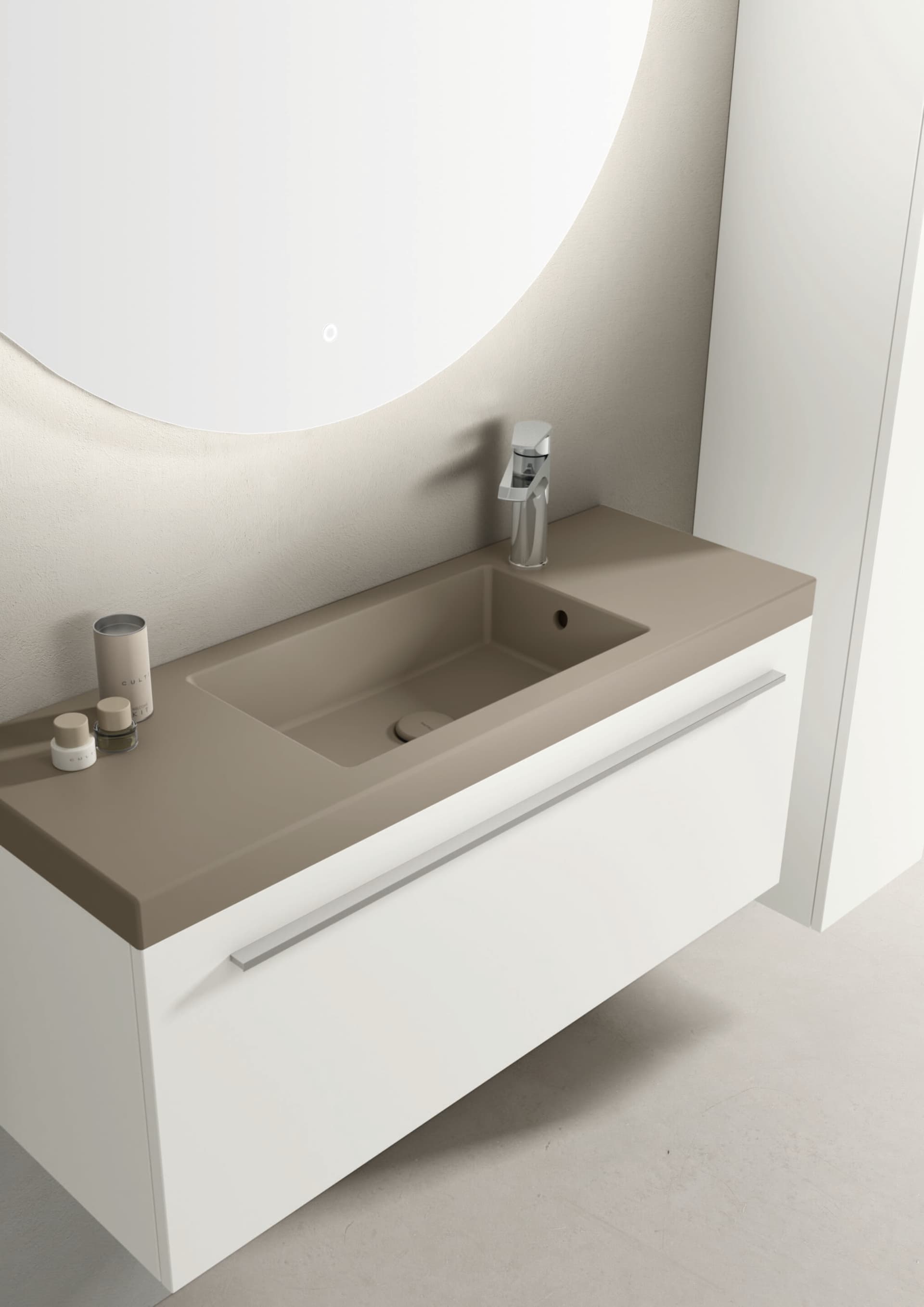 Gruppo Geromin
SLIM PLUS 1451
Wall-mounted vanity unit with cabinets