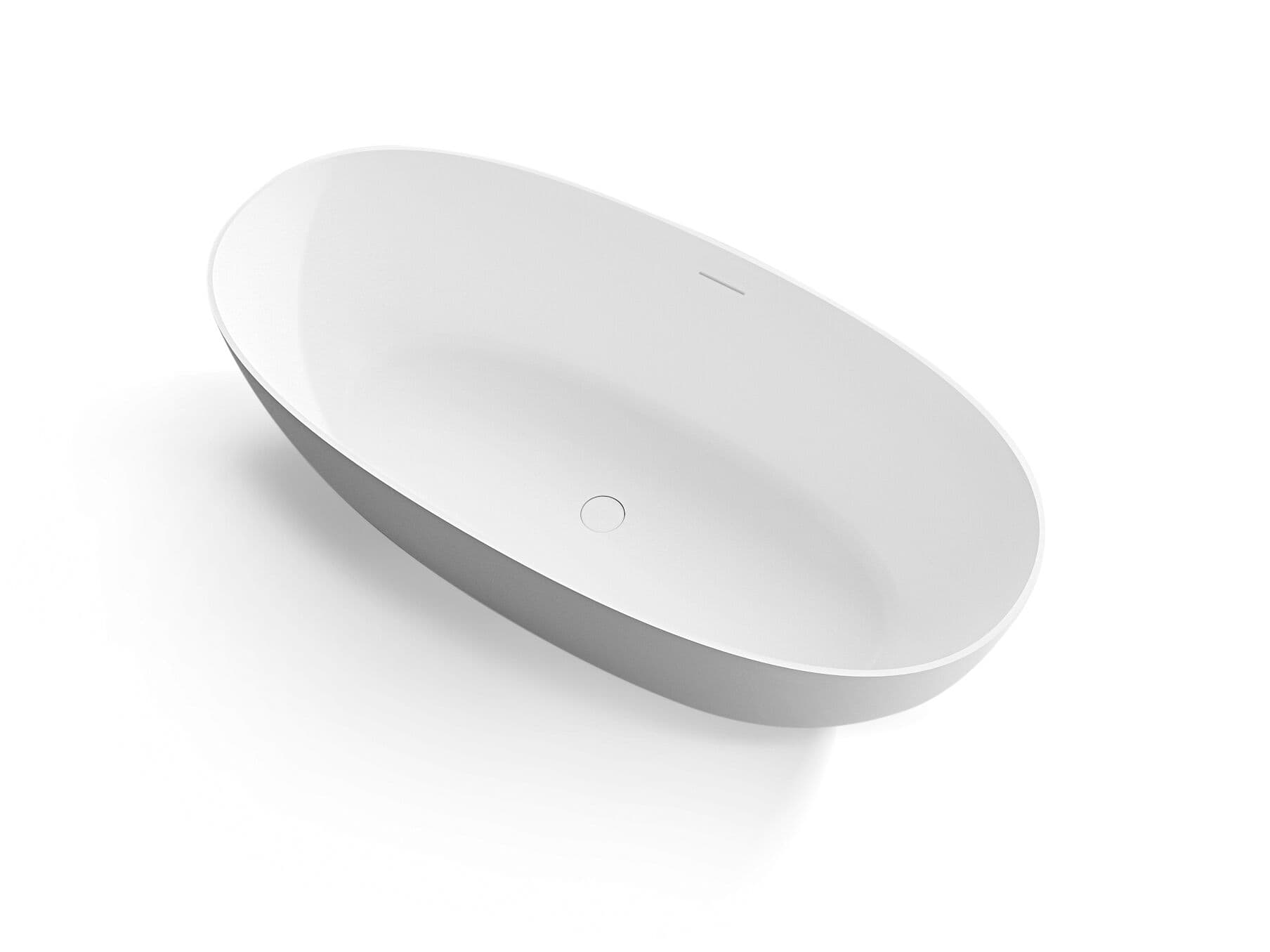 VERA - Свободностоящая овальная ванна из Solid Surface