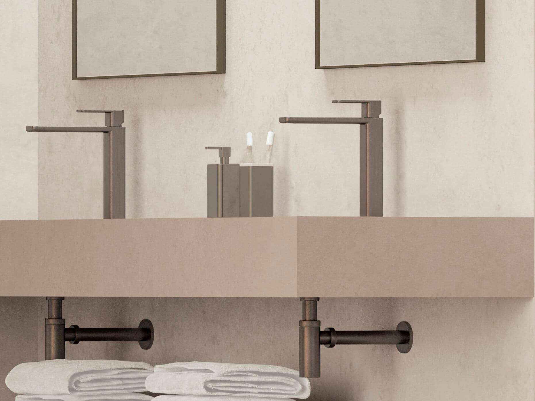 GUGLIELMI RUBINETTERIE
GX L
Countertop single handle washbasin mixer