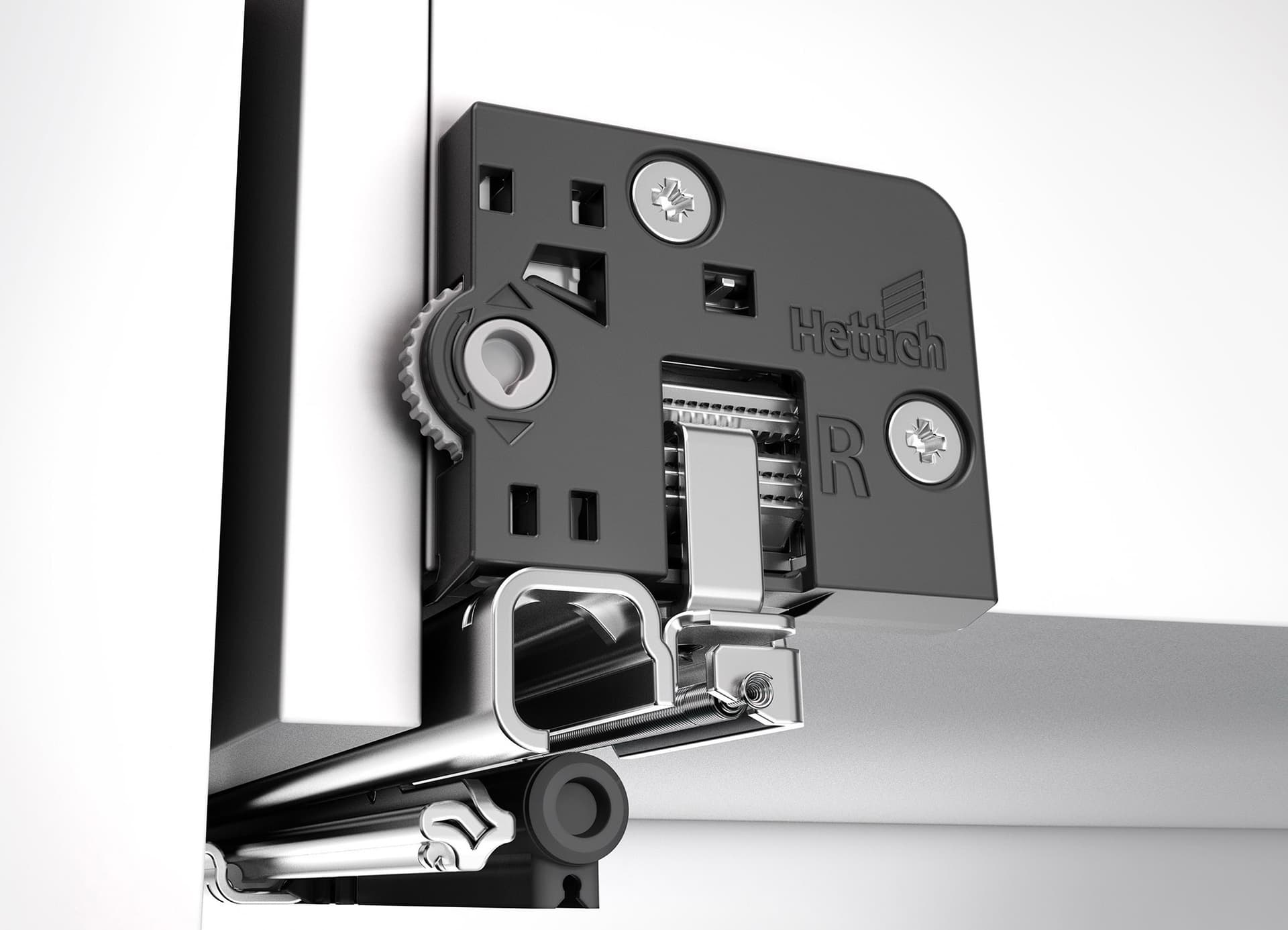 Hettich
QUADRO 4D
Drawer runner