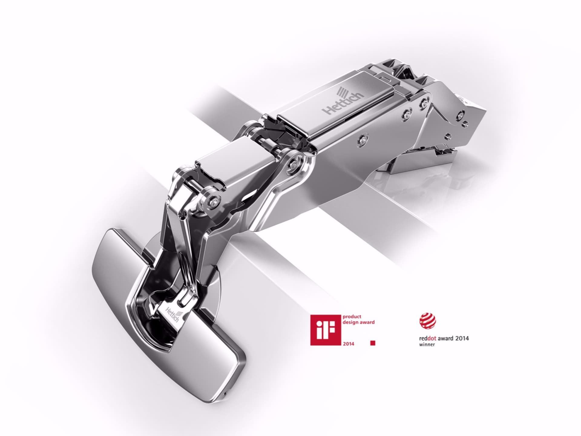 Hettich
SENSYS WIDE ANGLE
Hinge with soft-closing function for wide angle