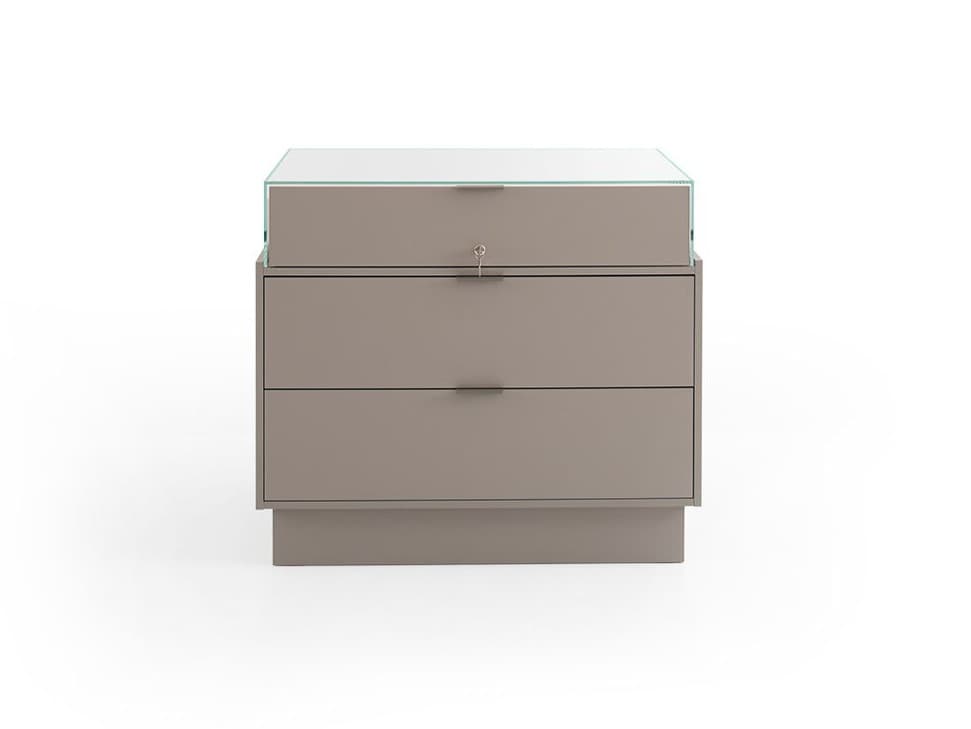 Hi Retail
ZERO DISPLAY CASE
Glass display case with pull-out tray