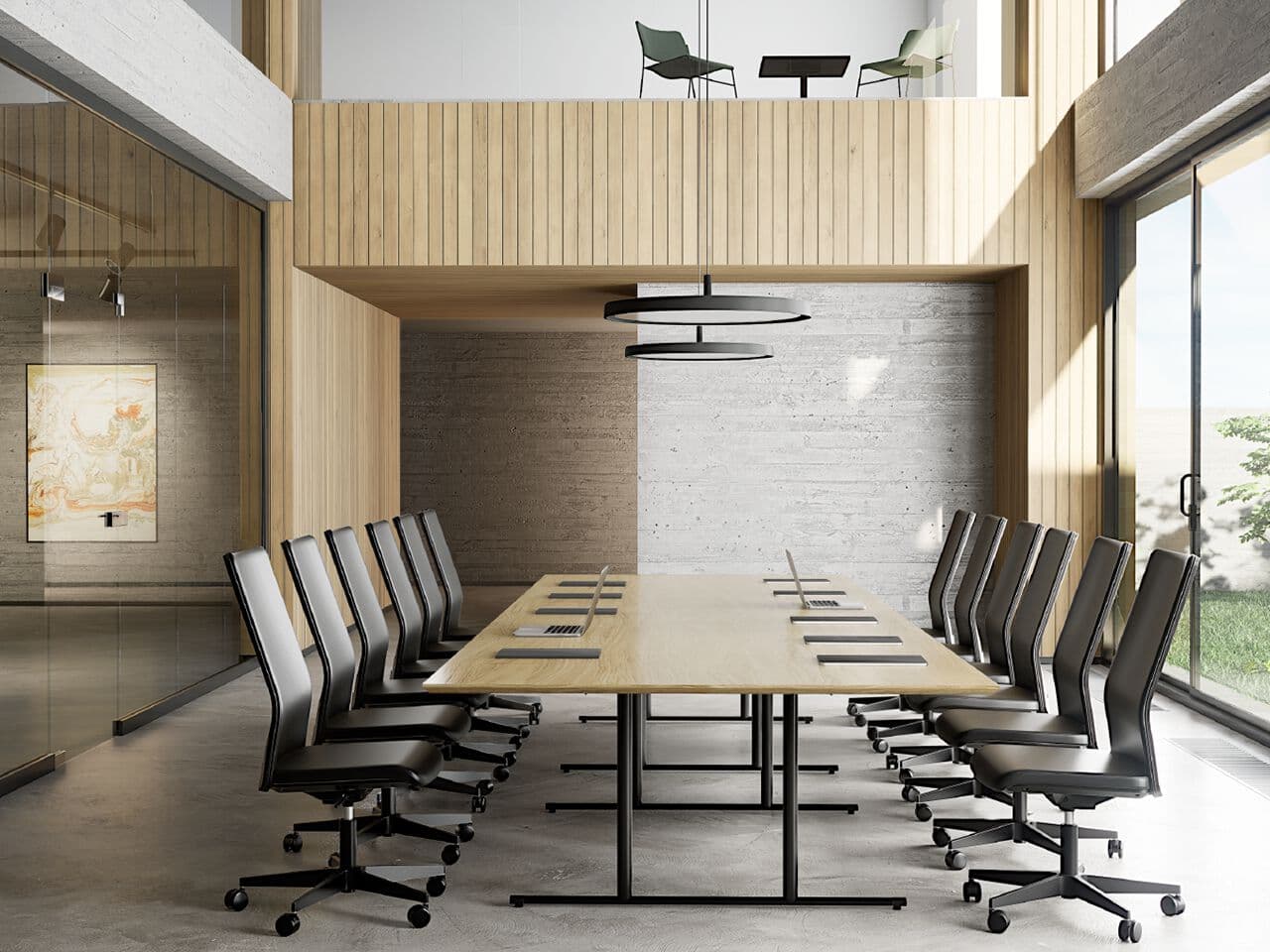Howe
MN1
Swivel office chair with castors