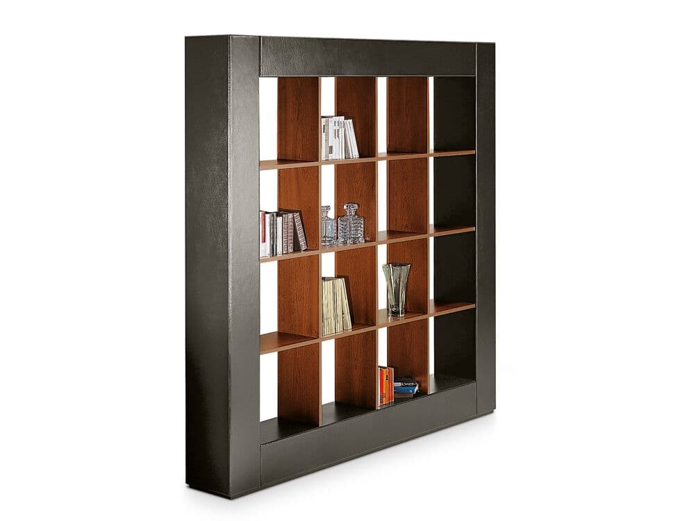 i 4 Mariani
LOOP
Open double-sided tanned leather covered bookcase