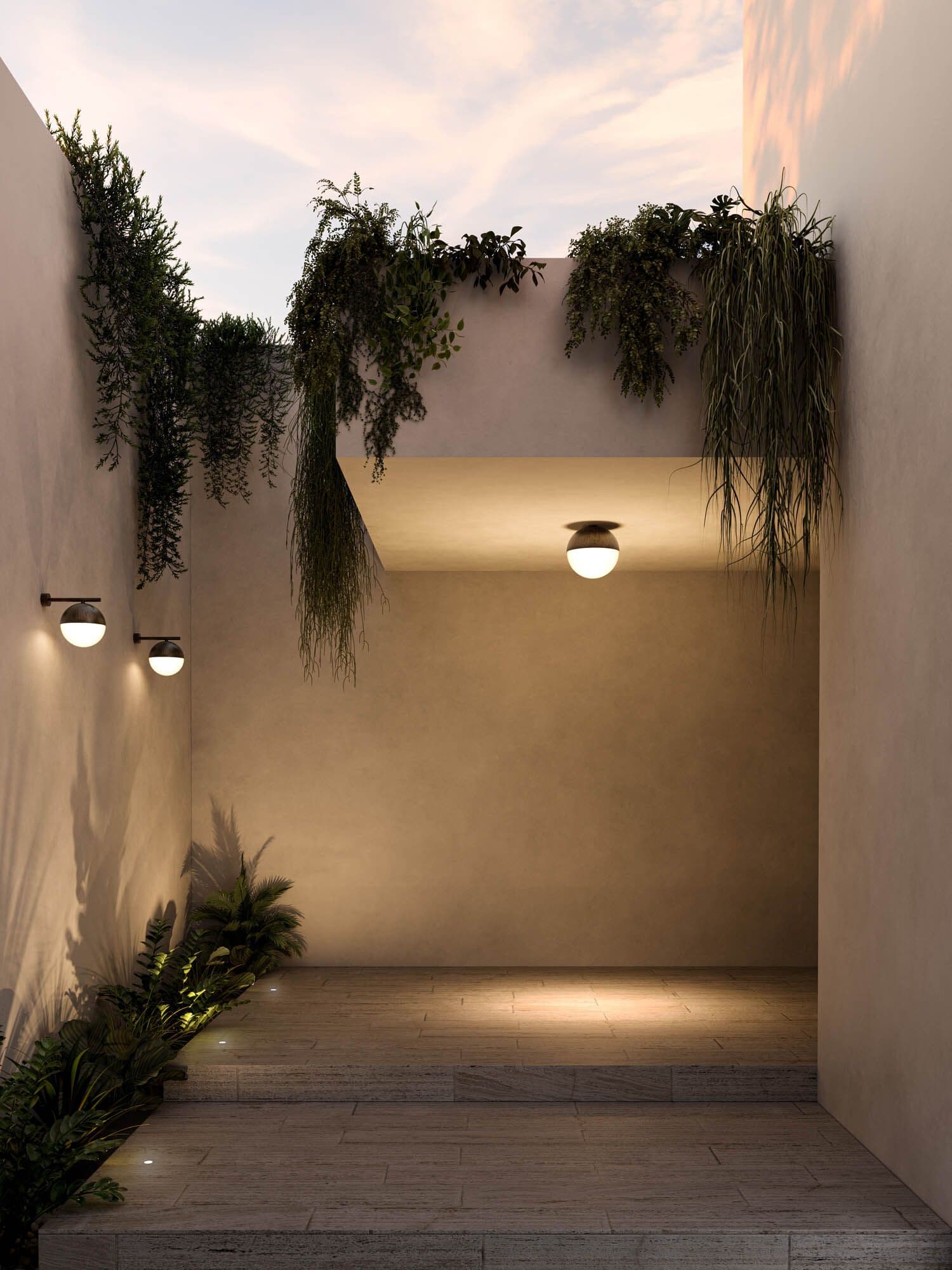Il Fanale
SFERA 291.05
LED brass outdoor wall lamp