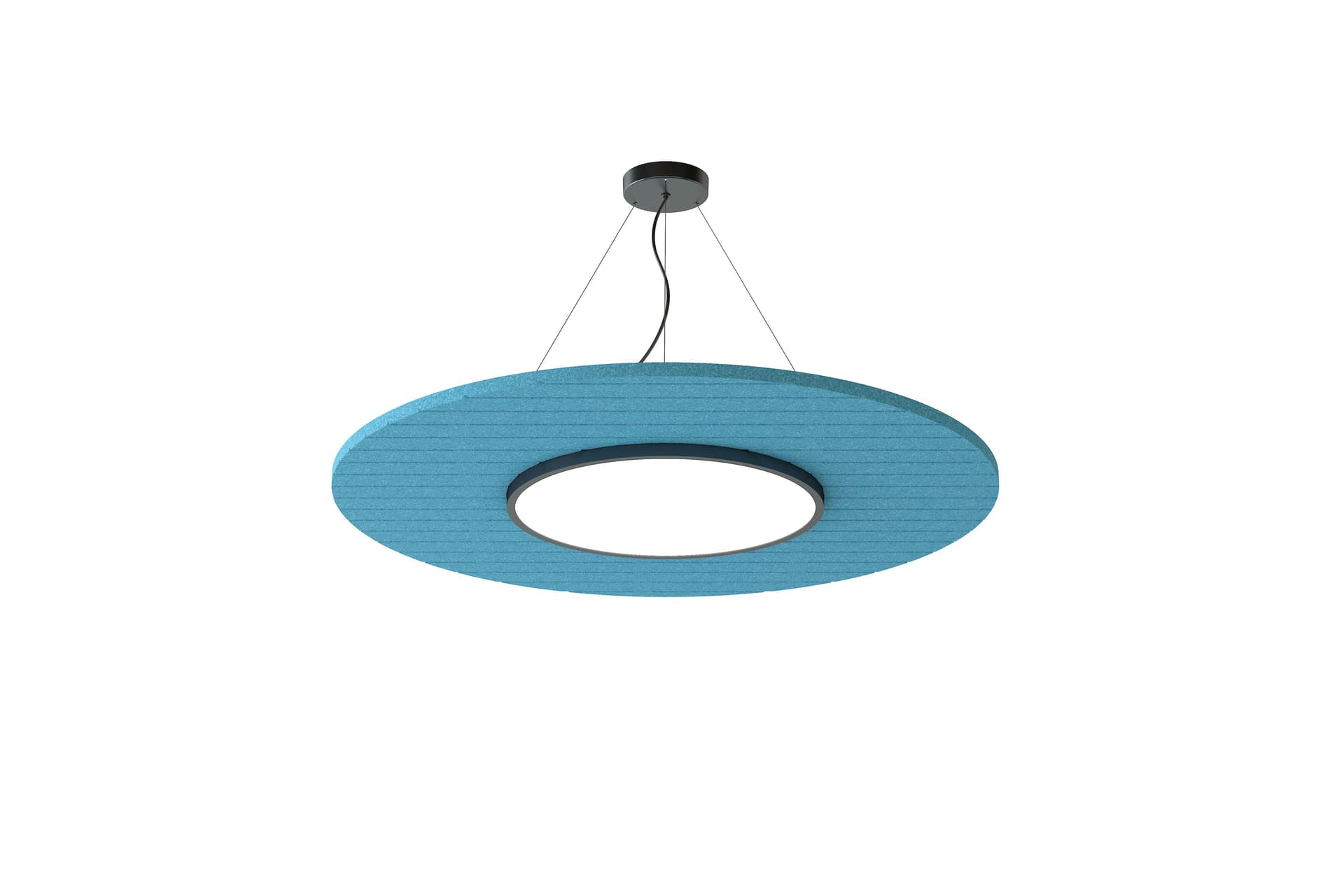 IMPACT ACOUSTIC® CIRC - Подвесная акустическая лампа из переработанного пластика