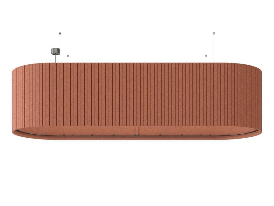 IMPACT ACOUSTIC® UMBRA LONG - Акустическая подвесная лампа из переработанного пластика