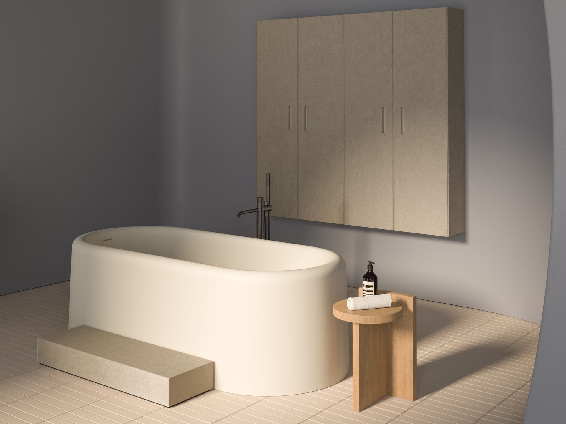 Inbani
EASE
Wooden bathroom wall cabinet with doors