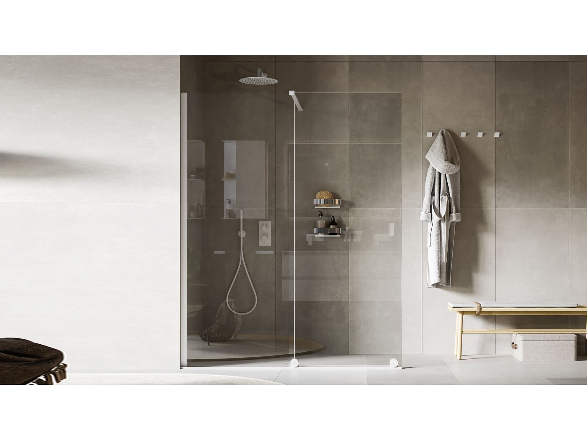 INDA®
WALK IN COULISSANTE
Shower cabin with sliding door