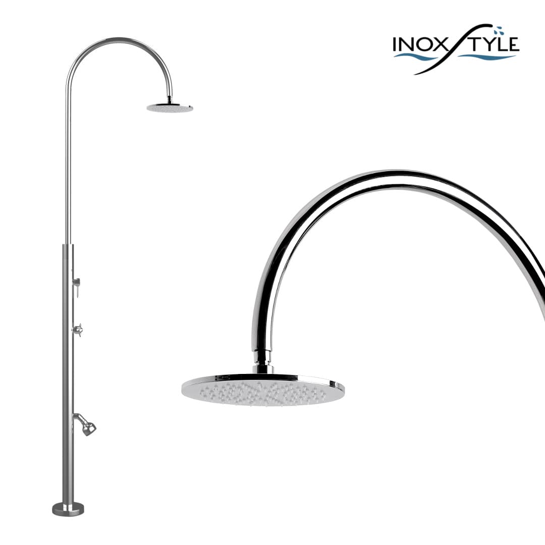 Inoxstyle
ARIA CYLINDER ML BEAUTY
Stainless steel outdoor shower