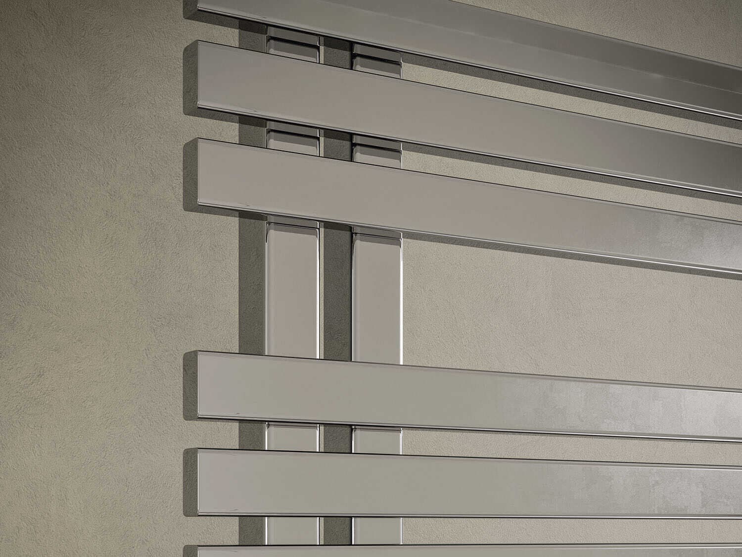 IRSAP
BLUES
Wall-mounted vertical stainless steel towel warmer