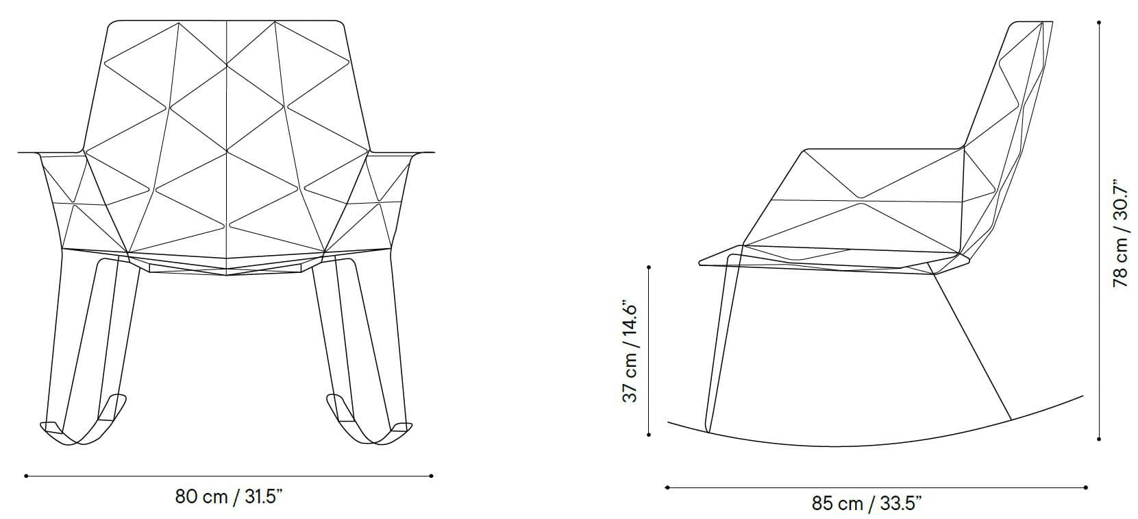ISIMAR
MITJORN
Rocking steel garden armchair