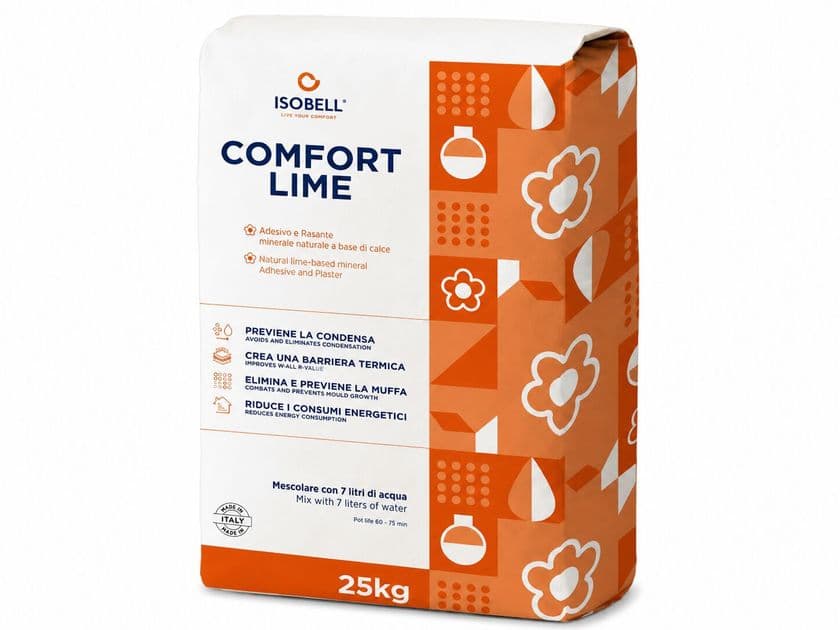 ISOBELL®
ISOBELL COMFORT LIME
Hydraulic Lime-Based Adhesive and Finish Coat