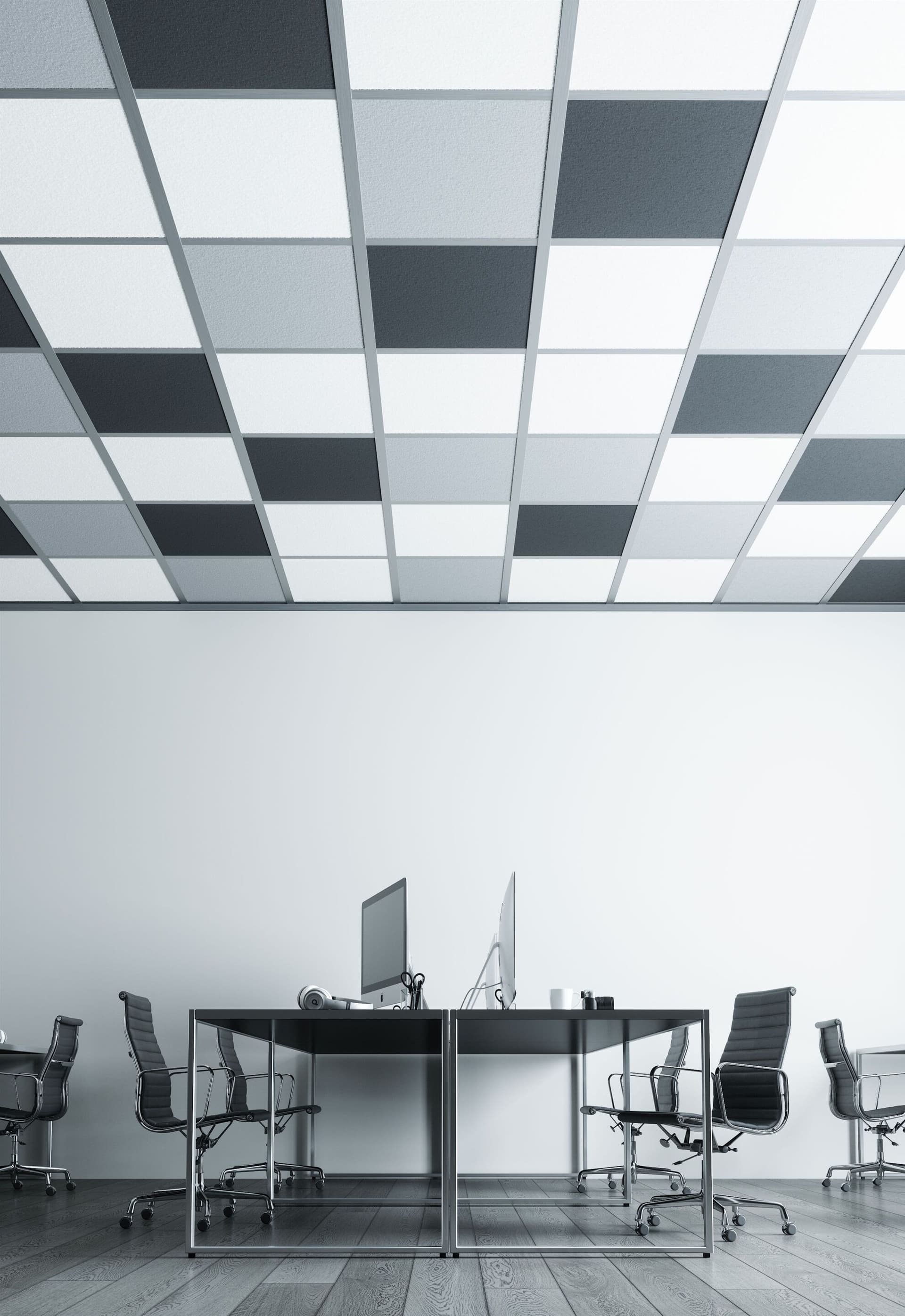 Isolspace
SKY
Sound absorbing polyester fibre ceiling panels