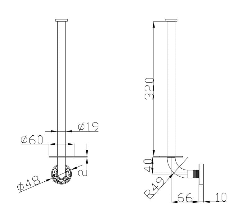 JEE-O
SOHO SPARE ROLL HOLDER
Spare stainless steel toilet roll holder