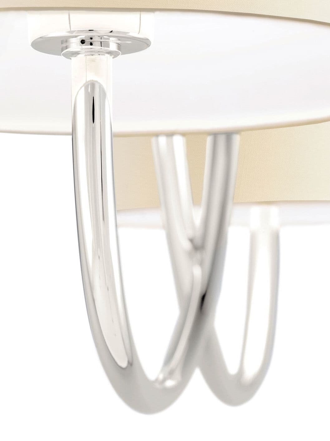 Kalmar
POSTHORN
Metal and silk pendant lamp