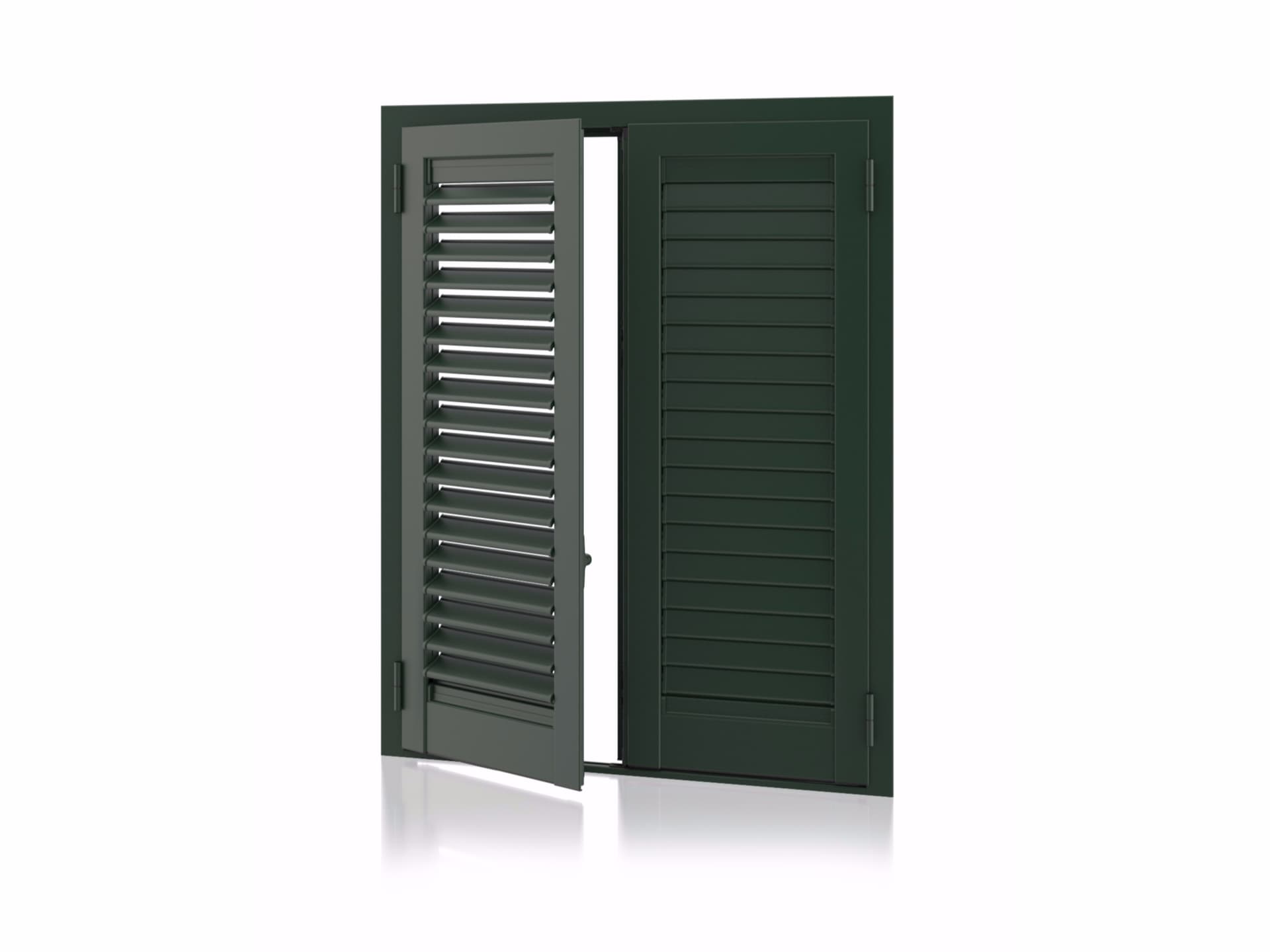 Kikau
K80 Overlap Adjustable
Aluminium shutter with adjustable louvers with overlap louvers