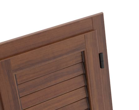 Kikau
K90 Overlap Adjustable
Aluminium shutter with adjustable louvers with overlap louvers
