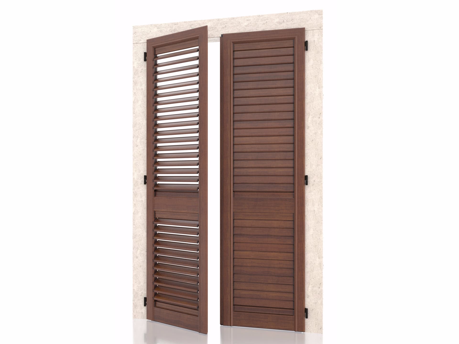 Kikau
Wall STORIKA Overlap Adjustable
Aluminium shutter with adjustable louvers with overlap louvers