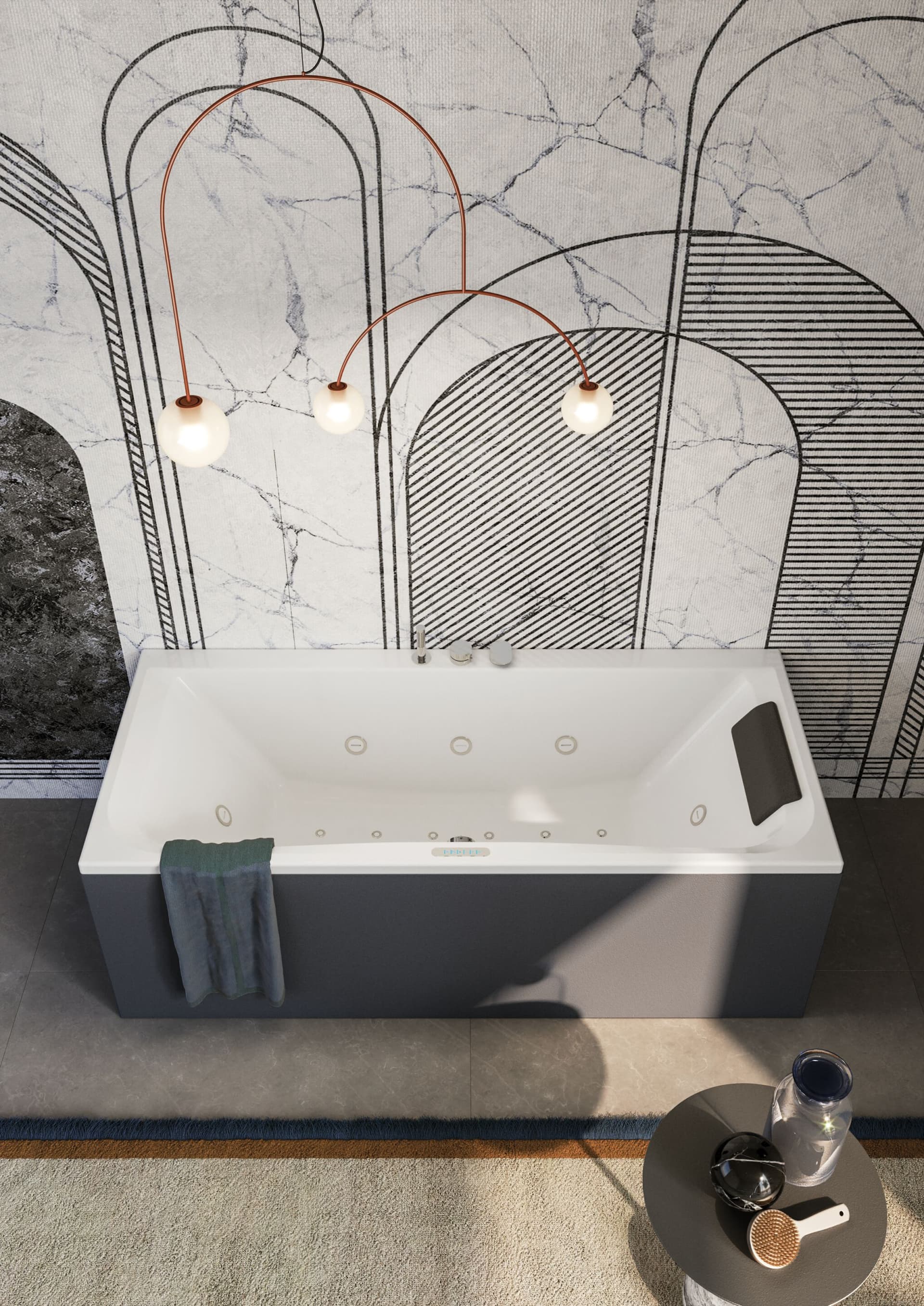 Kinedo
SAPHIR
Hydromassage rectangular bathtub