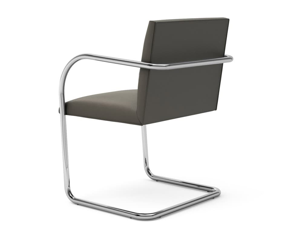 Knoll
BRNO CHAIR - TUBULAR
Cantilever upholstered chair with armrests