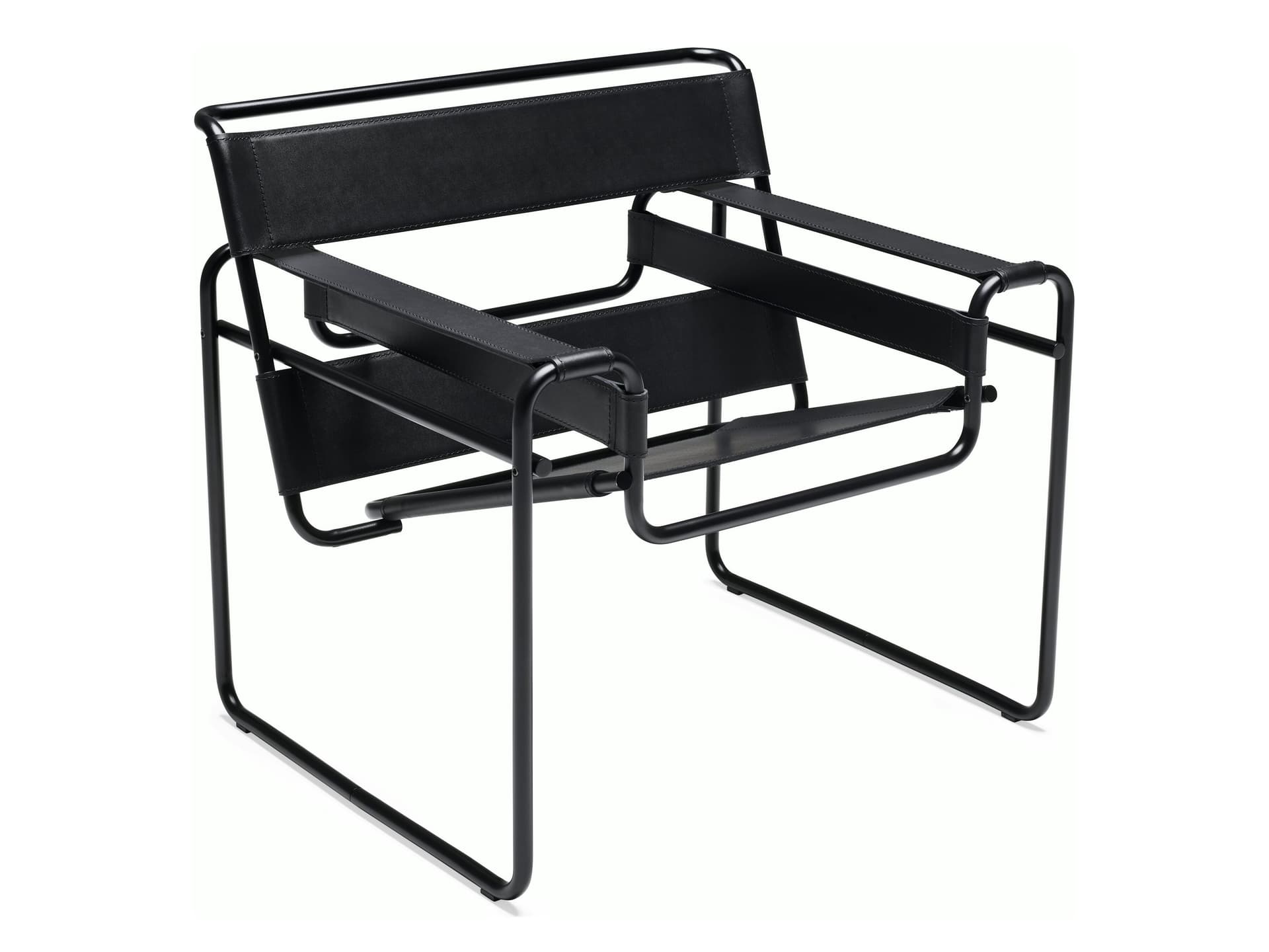 Knoll
WASSILY CHAIR
Leather easy chair with armrests
