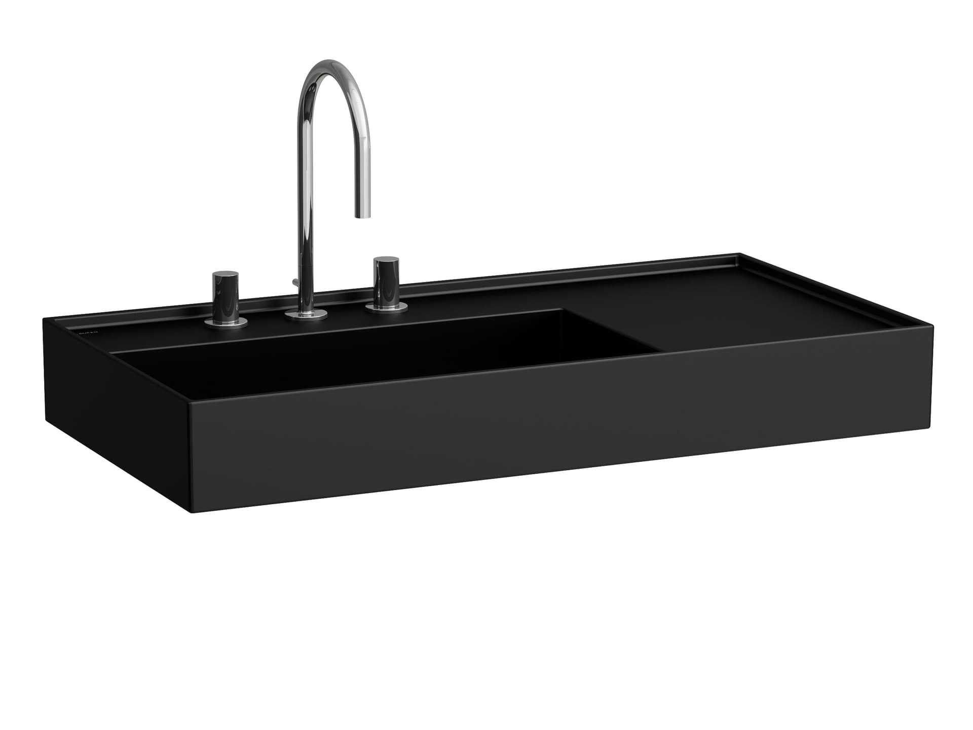 Laufen
KARTELL • LAUFEN
Rectangular ceramic washbasin with integrated countertop