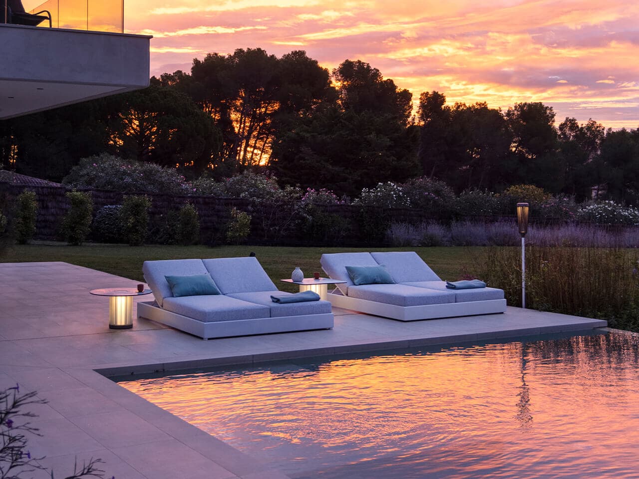 Les Jardins®
RANCHO
Recliner Double fabric sun lounger