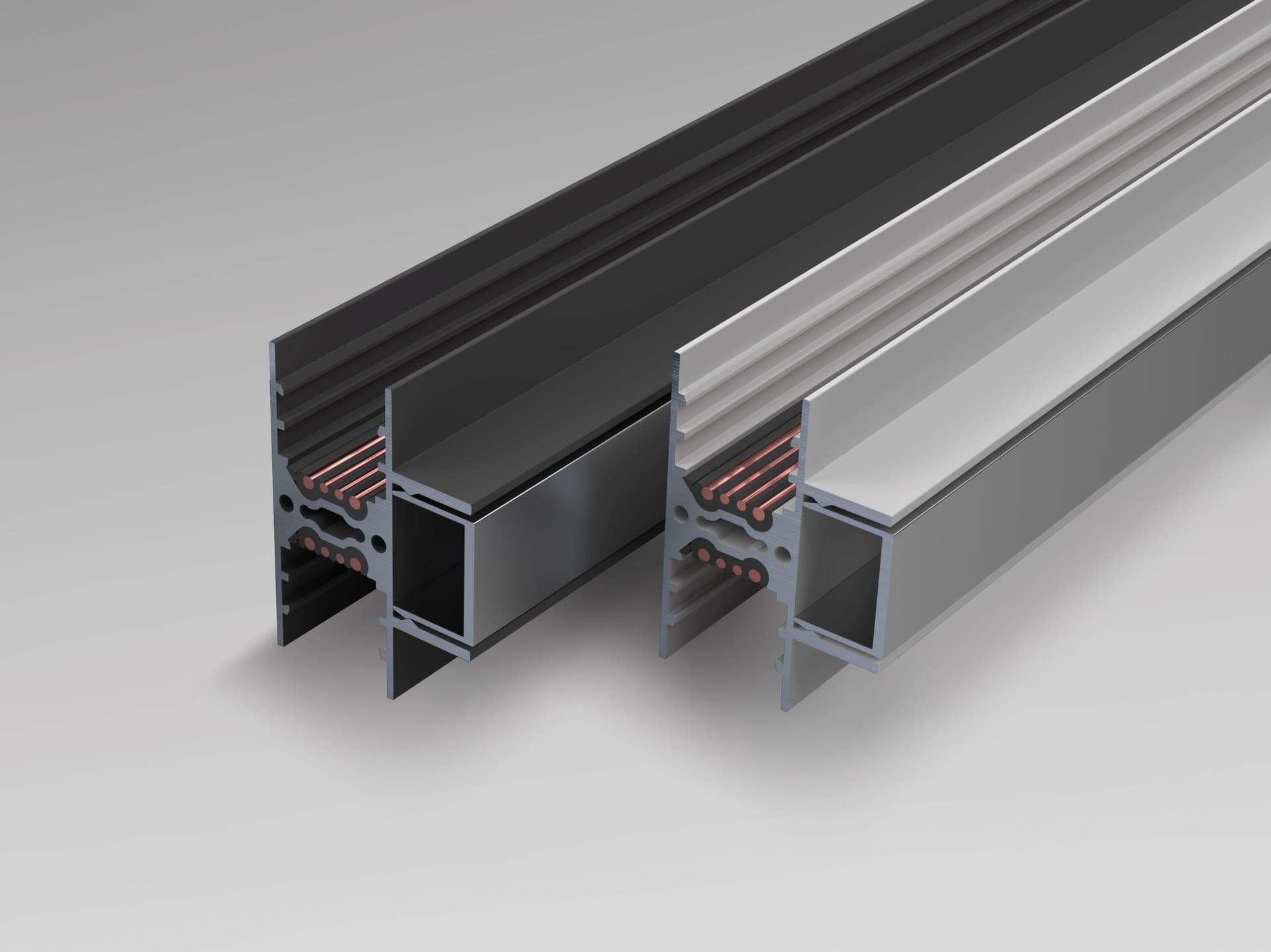 Letroh
VIAVAI DUO
Extruded aluminium track-Light system