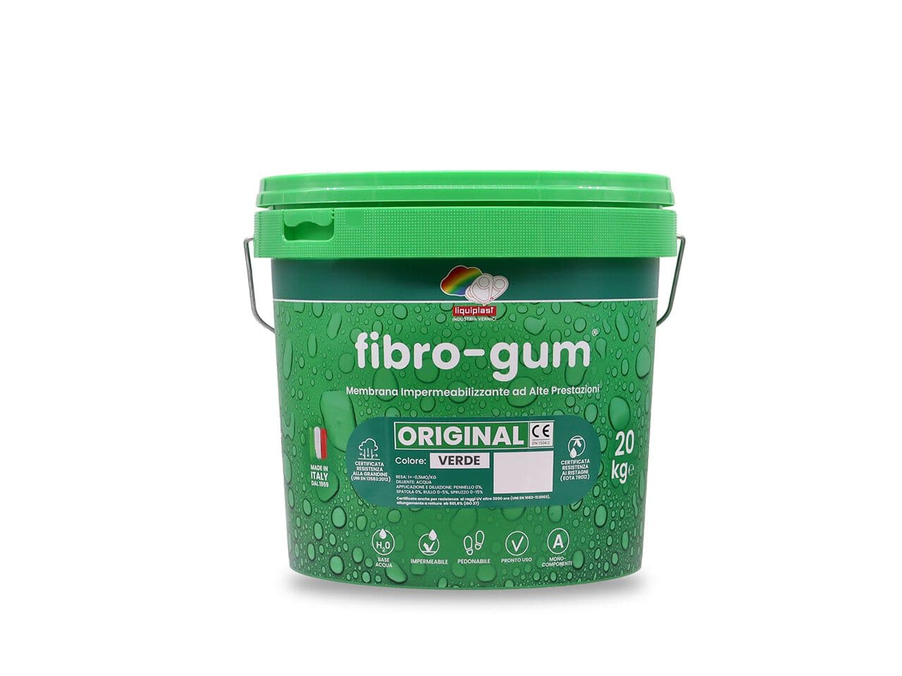FIBROGUM ORIGINAL 104 VERDE - Жидкая водонепроницаемая мембрана