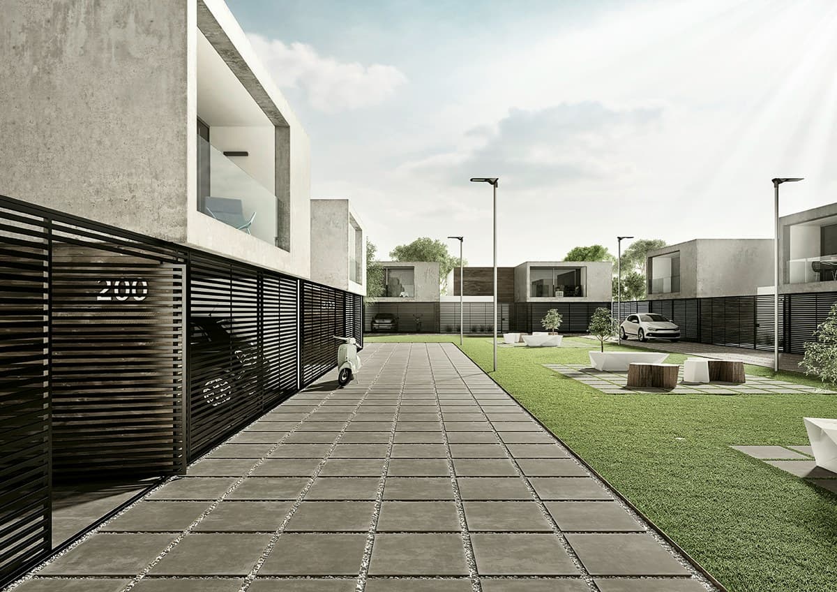 Love Tiles
GROUND 20MM
Porcelain stoneware flooring with concrete effect