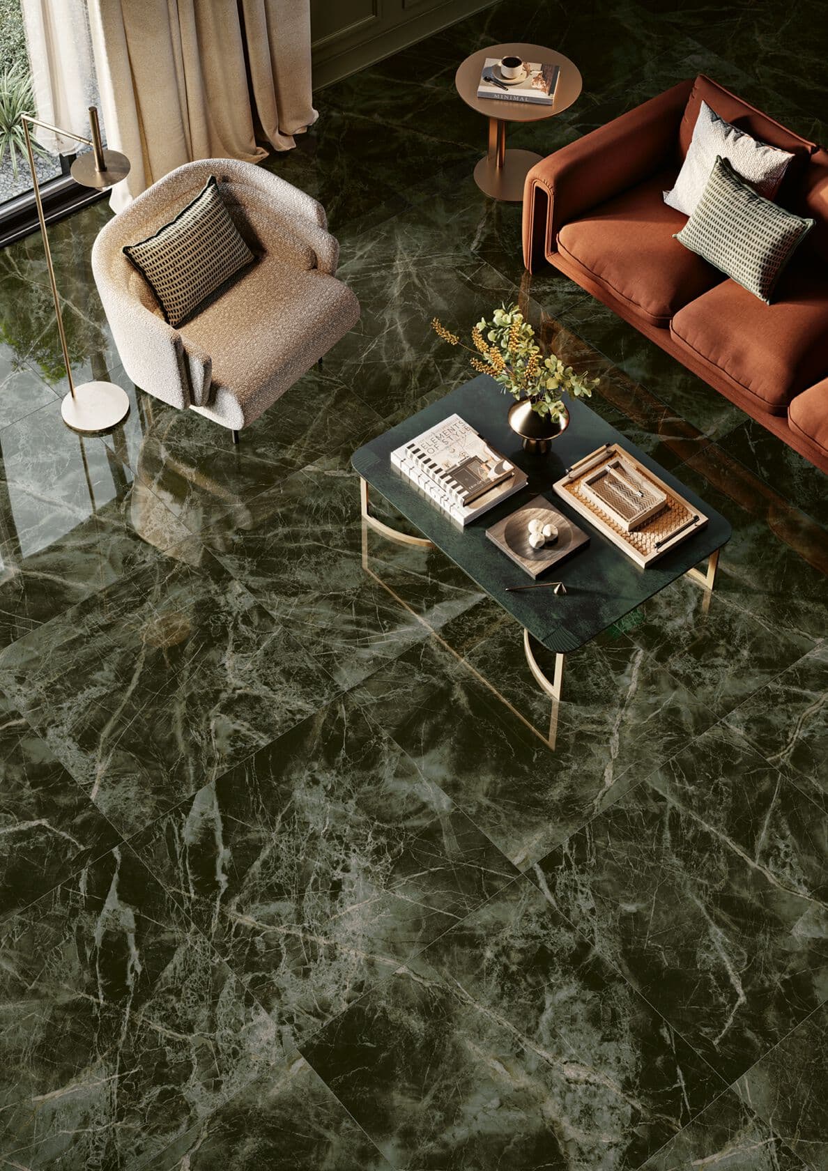 Love Tiles
MAJESTIC
Porcelain stoneware wall/floor tiles with marble effect