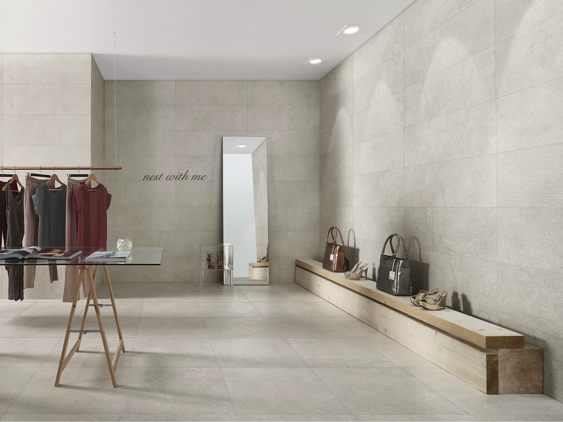 Love Tiles
NEST
Wall/floor tiles with stone effect