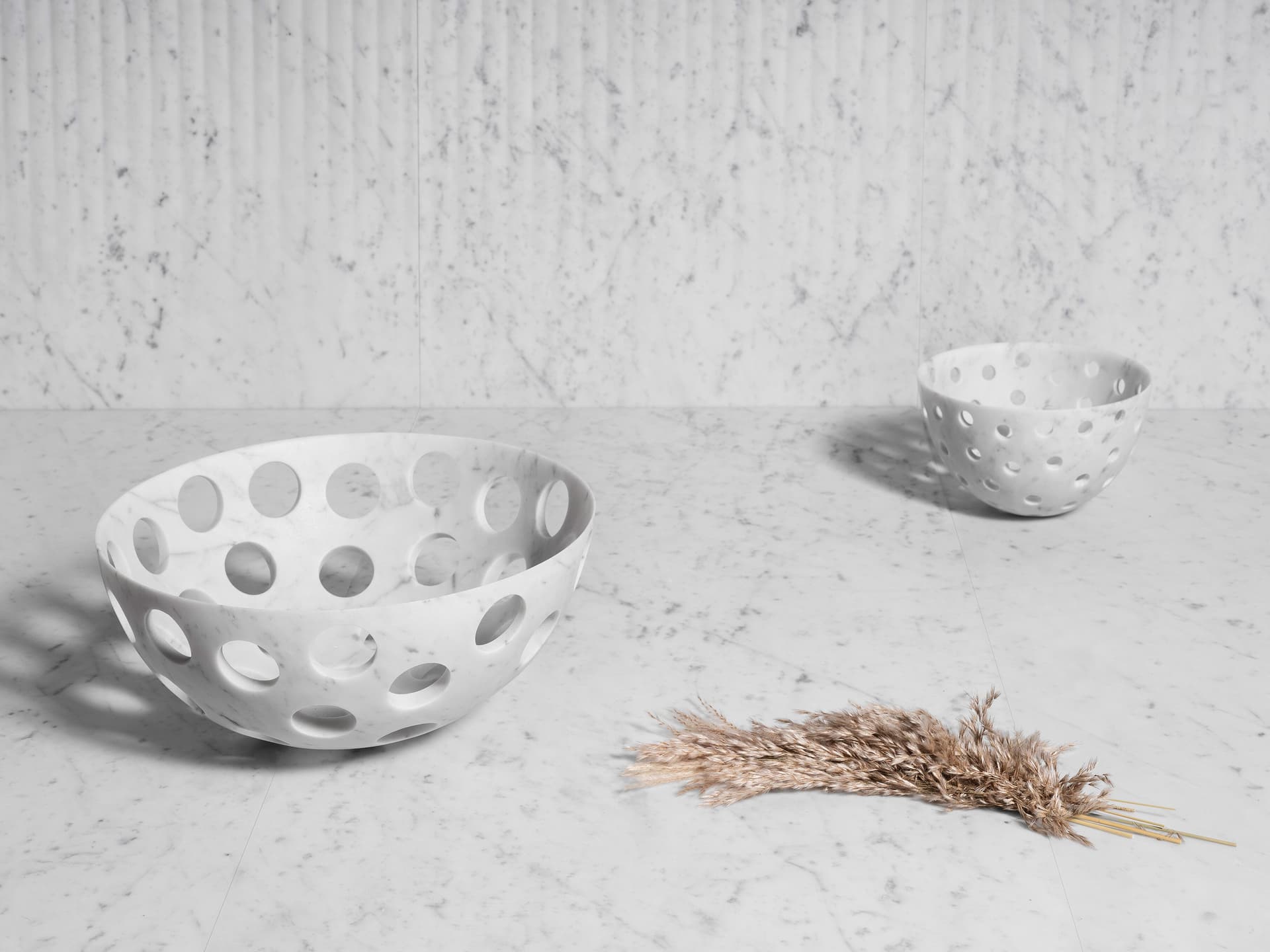 LUCE DI CARRARA
PERFORATION
Marble bowl