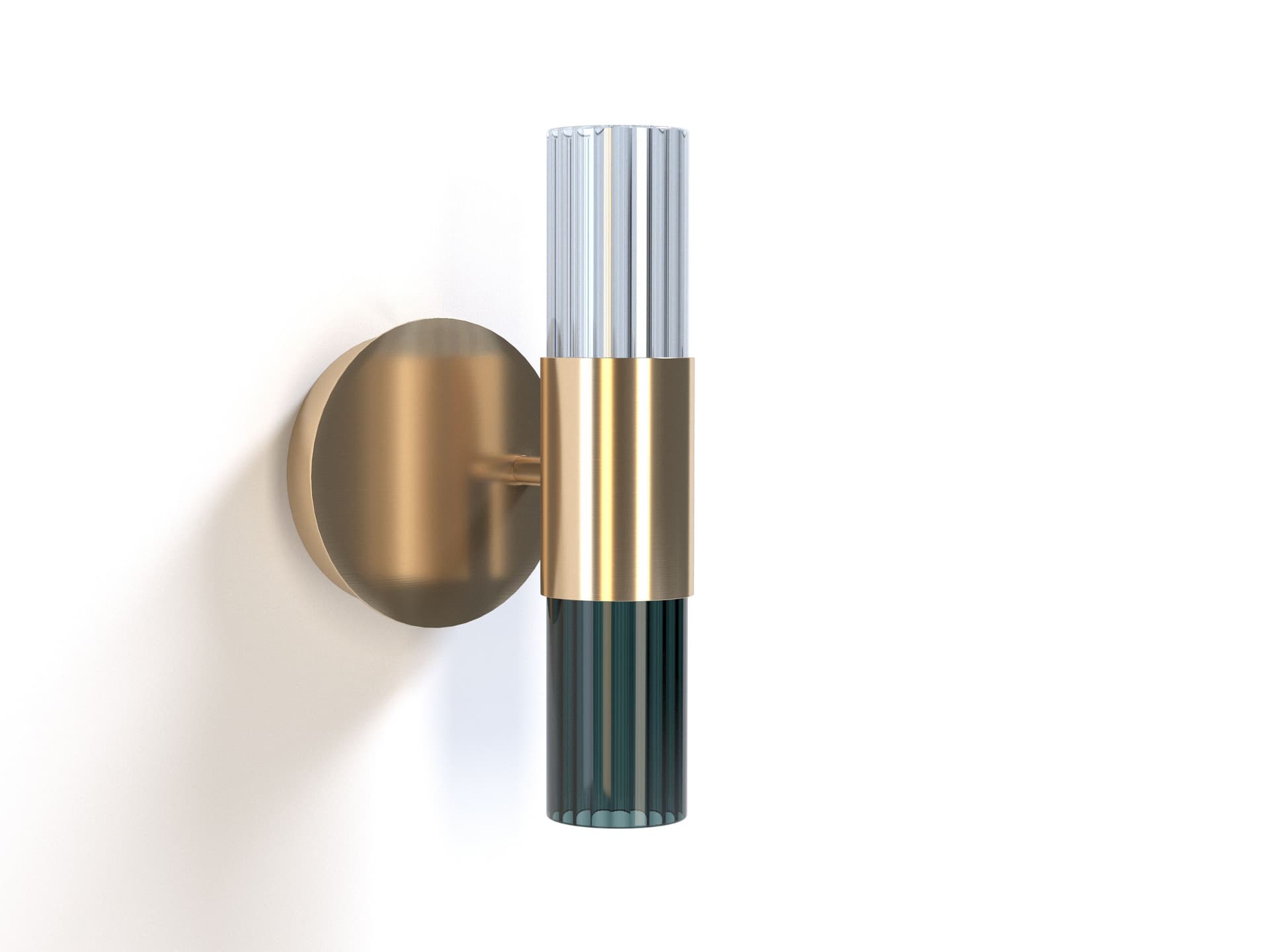LUCE TU
SBARLUSC SM01
LED brass and colored glass wall light