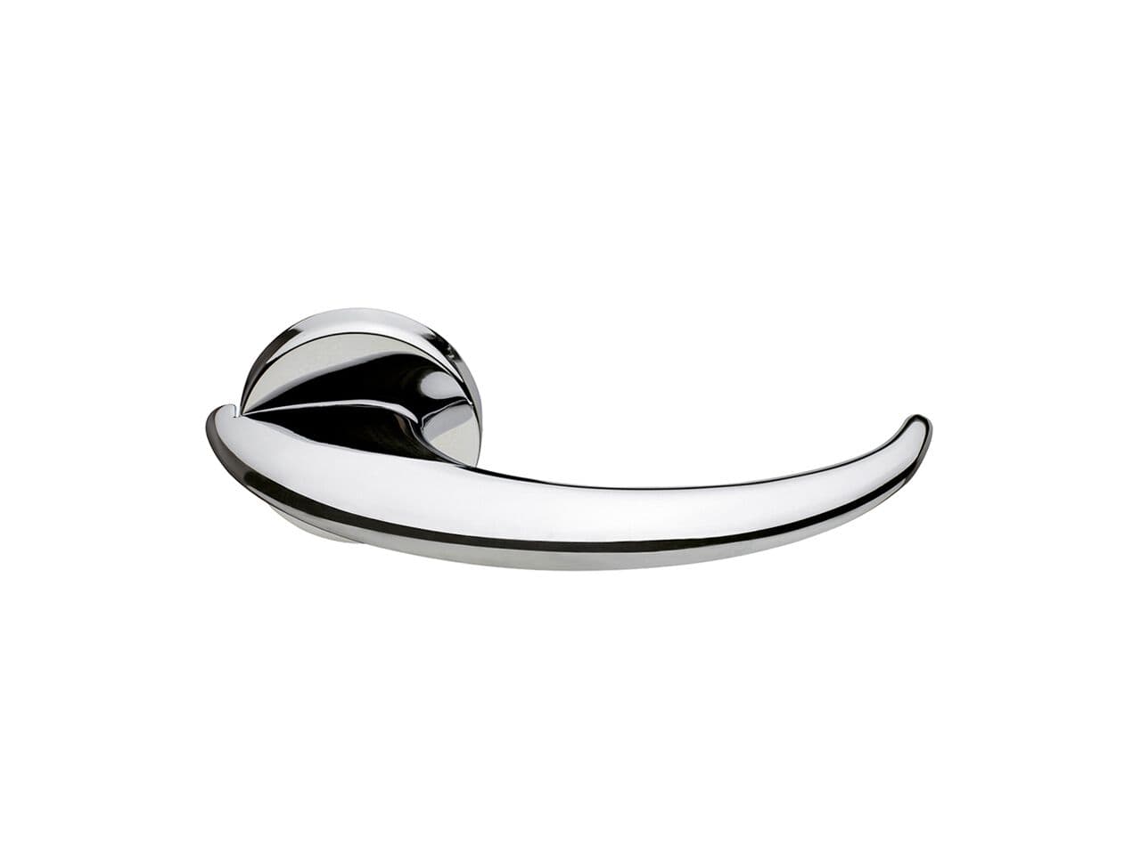 Manital
ARCO
Brass door handle on rose with lock