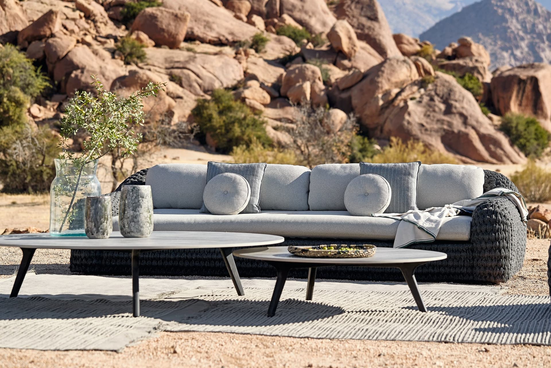 MANUTTI
KOBO
3 seater fabric garden sofa