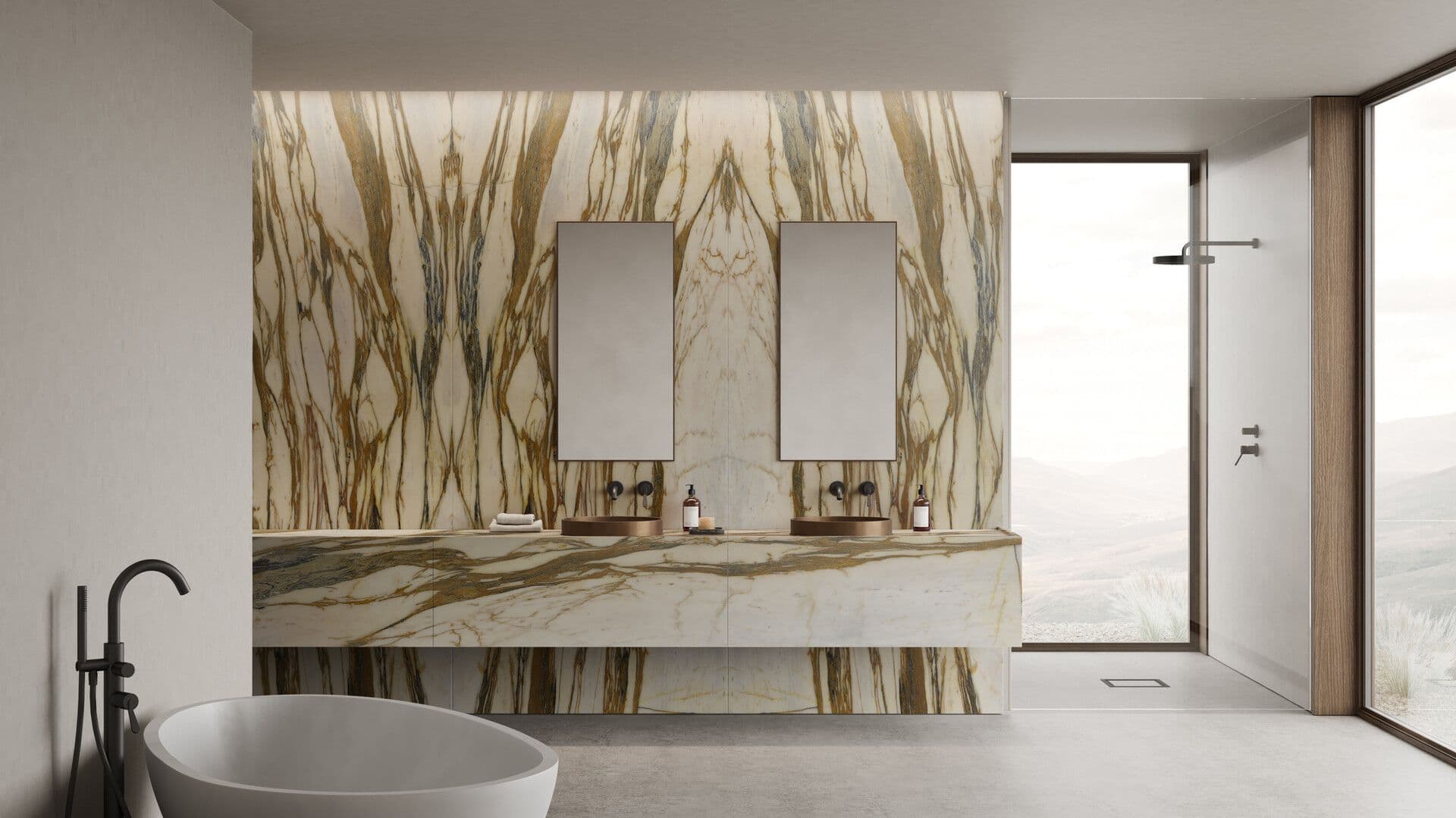 MARGRAF
CALACATTA COPPER
Marble slabs for design and architectural applications