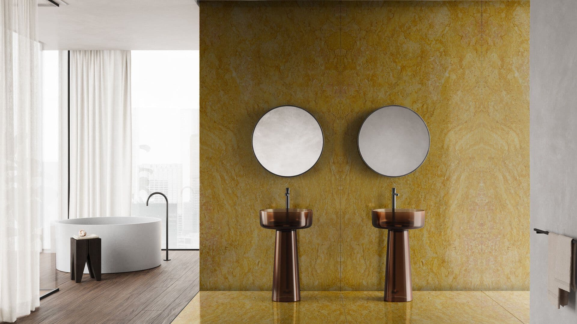 MARGRAF
GIALLO REALE
Marble slabs for design and architectural applications