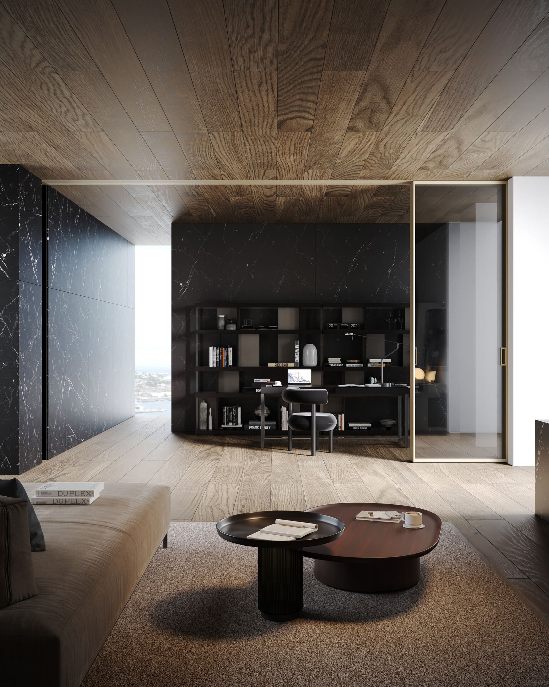 Metalglas Bonomi
MIDORI SINCRO
Glass internal sliding door