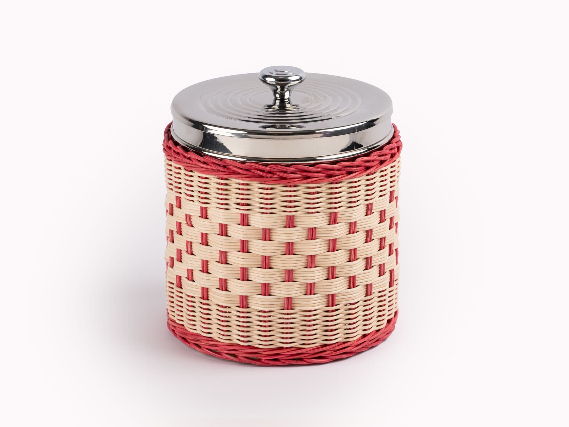 Mila Maurizi
IRIS BICOLORE
Woven wicker ice bucket