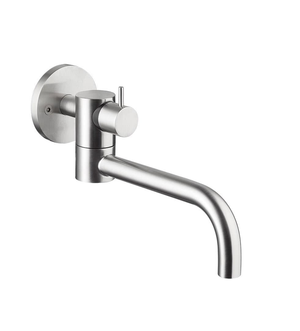 MINA
POT FILLER 96111
Wall-mounted professional stainless steel kitchen tap with swivel spout