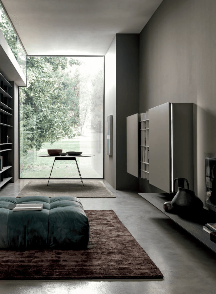MODULNOVA
BLADE
Wall-mounted wooden and aluminum TV wall system