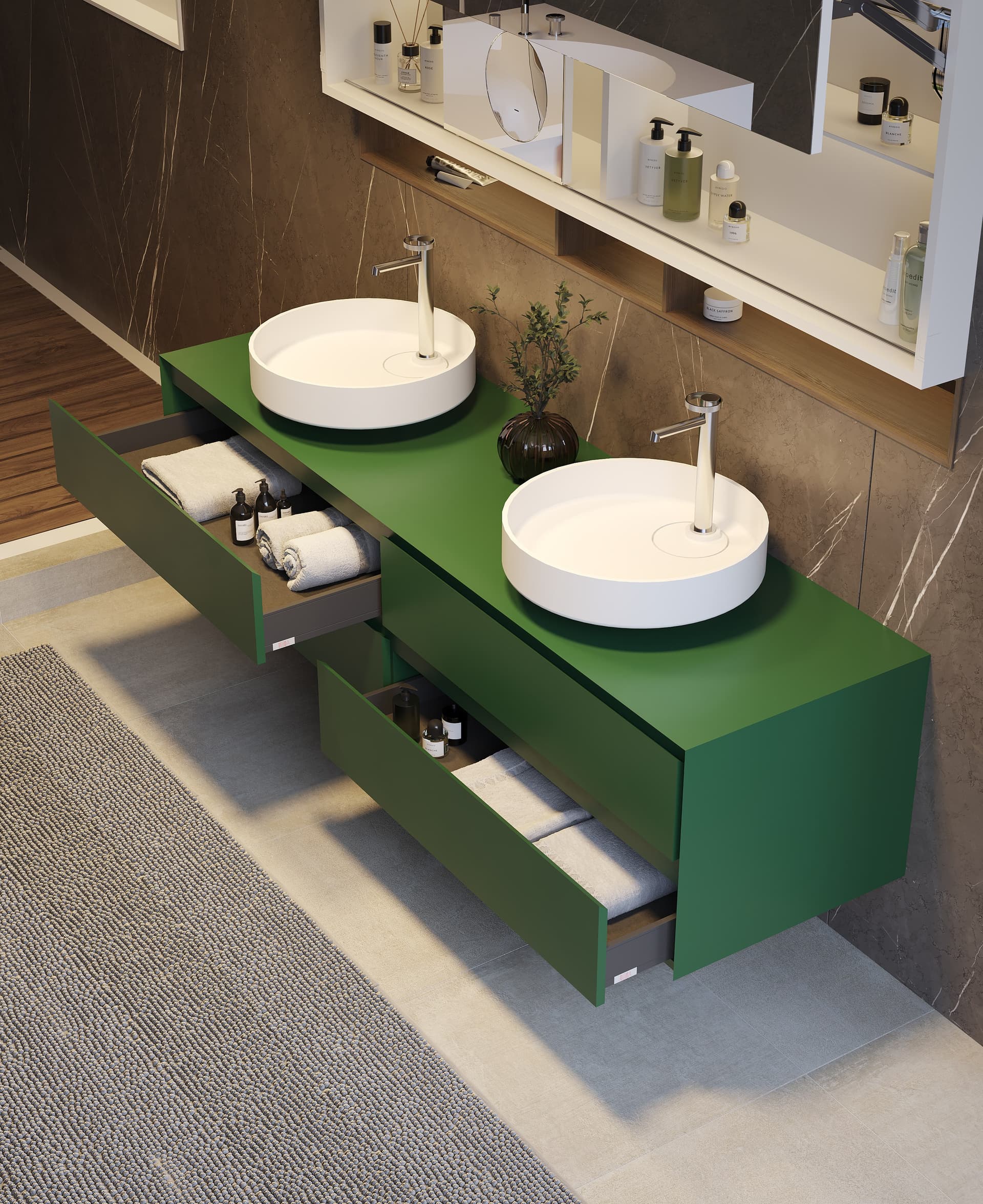 MOMA Design
OYSTER
Countertop round Solid Surface washbasin