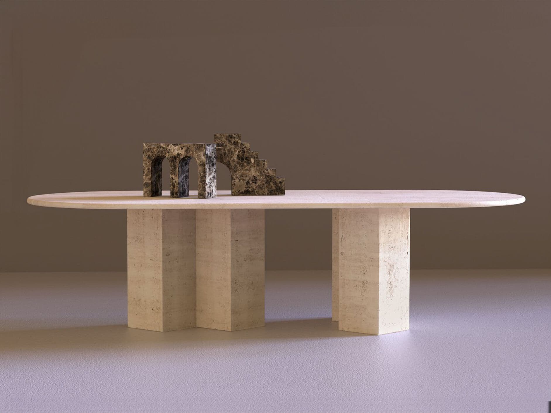 Monitillo1980
CITY
Oval travertine table